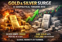 Gold Silver Price: सोना-चांदी में एक बार फिर जबरदस्त तेजी, चांदी 5000 रुपये किलो उछली, सोना भी रिकॉर्ड स्तर के करीब