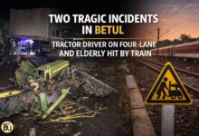Betul Road Accident: बैतूल-नागपुर नेशनल हाईवे पर कंटेनर की टक्कर से ट्रैक्टर चालक की मौत, इधर ट्रेन से कटा ग्रामीण