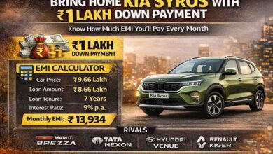 Kia Syros EMI: सिर्फ 1 लाख डाउन पेमेंट में घर लाएं Kia Syros, जानिए हर महीने कितनी बनेगी EMI