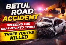 Betul Road Accident: बैतूल में भीषण सड़क हादसा: खड़ी क्रेन से टकराई तेज रफ्तार कार, तीन दोस्तों की मौके पर मौत